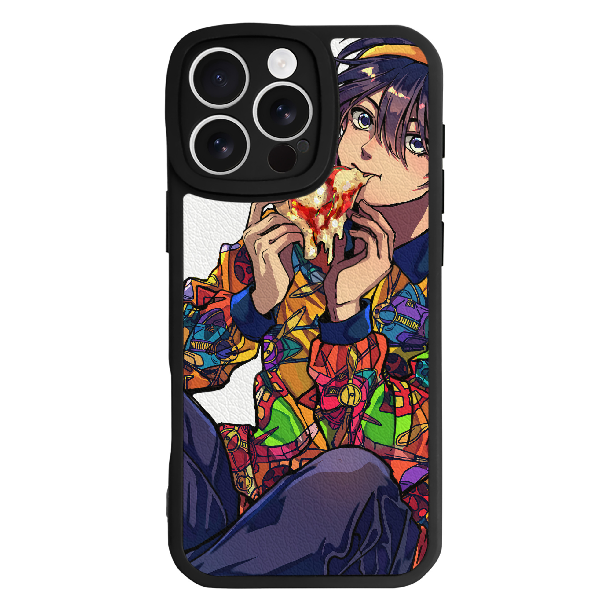 （画像用） ジョジョの奇妙な冒険 JoJo's Bizarre Adventure 【iPhone 16シリーズ対応】シリコンスマホケース（レザー調） 材質：シリコン